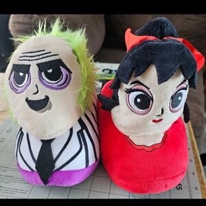 Fun Character Women's Slippers - Red and Purple